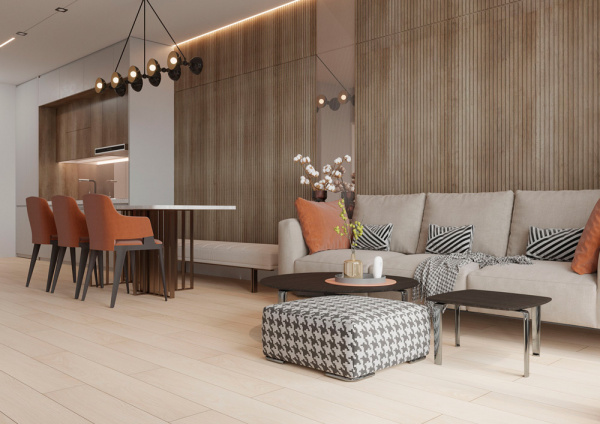 SPC ламинат Planker Elegant Line Дуб Прогресс 3010