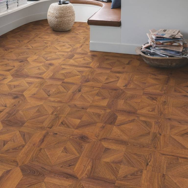 Ламинат Quick-Step Impressive Patterns Ultra 12/33 4V IPU4144 Дуб Медный Брашированный 1200x396