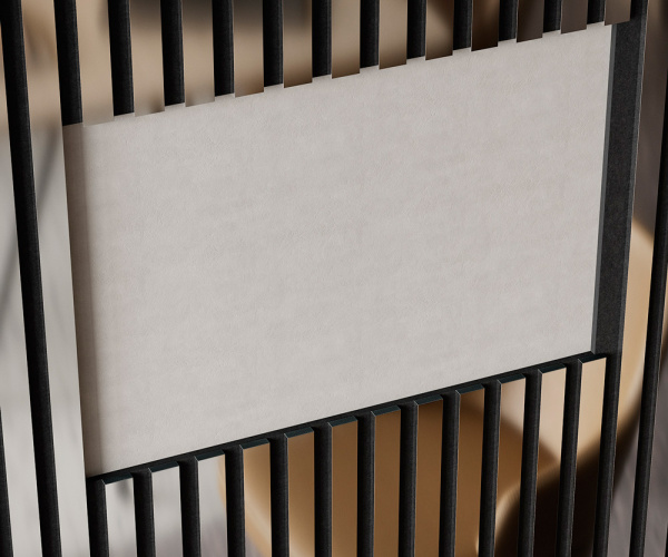 Комплект акустических панелей Cosca Decor Эмираты Хром, 600x300x19мм