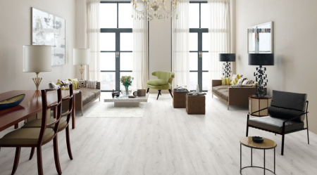 Ламинат Viva Floor Black Label Данте снежный 1110