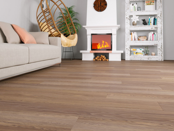 ПВХ плитка, кварц виниловый ламинат Fast Floor Country Дуб Ошевенский FST-110