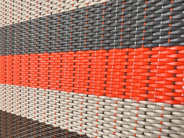 Плетеный виниловый пол Hoffmann Stripes 026