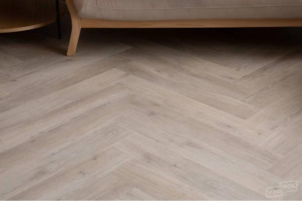 SPC Ламинат VinilPol Herringbone 7/34 4V 9944 Паркет Палладио 762x127