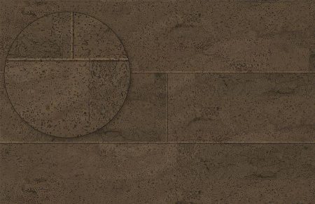 Пробковый пол Corkstyle Cork Pro Fantasie Brown клеевой
