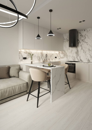 SPC Ламинат AlixFloor City Line 5/43 4V ALX1560-4 Дуб светло-серый 1200x183