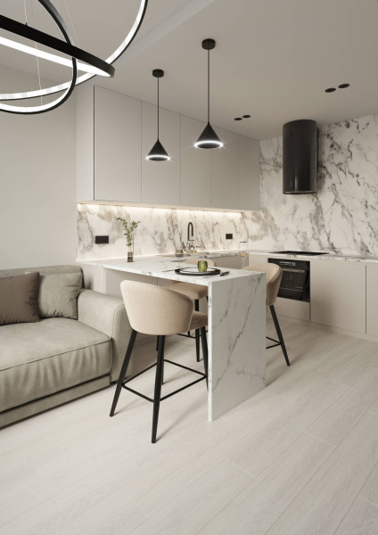 SPC Ламинат AlixFloor City Line 5/43 4V ALX1560-4 Дуб светло-серый 1200x183