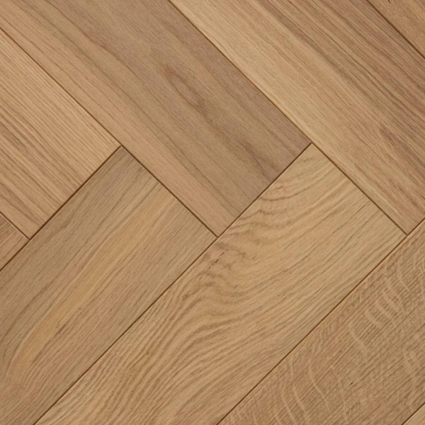 Двухслойная инженерная доска AlixFloor Английская елка ALX1022HB Дуб Кремовый Матовый 600x100x15