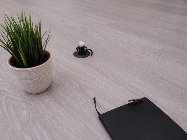 ПВХ плитка, кварц виниловый ламинат Ecoclick 1700 Ecowood Дуб Лир NOX-1711