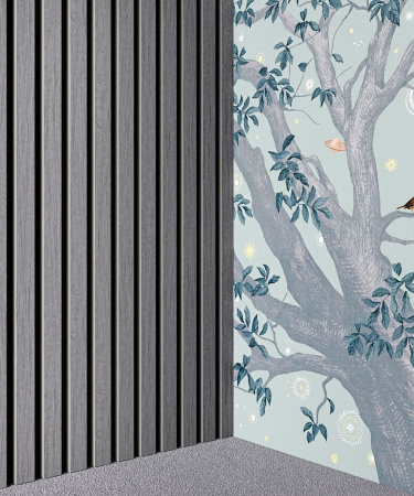 Акустическая панель Cosca Decor Монако Дуб Ардженто светло-серый, 600х600х21мм