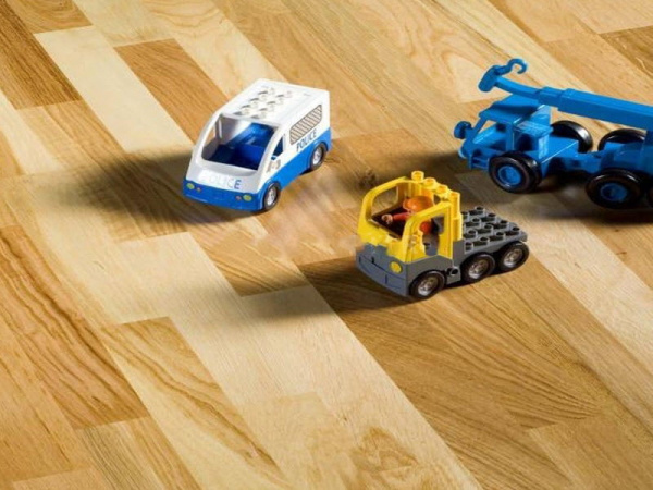 Паркетная доска Focus Floor 3S Дуб Либецио Глянцевый (Oak Libeccio High Gloss)