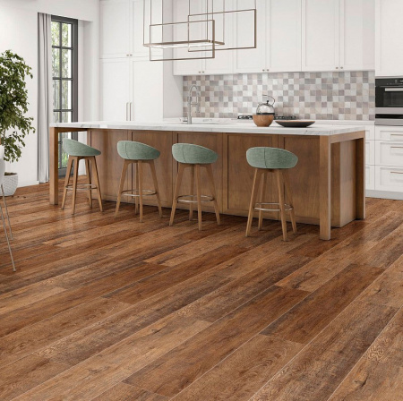 SPC ламинат CronaFloor 4V Wood 4мм Дуб Робуста ZH-81141-1