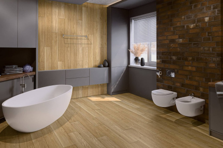 LVT Ламинат Damy Floor Family 2.5/43 4V DF03-F Дуб Медовый 1227x187
