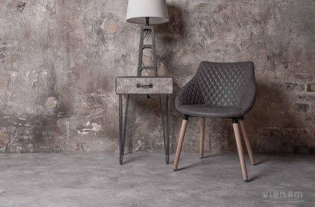 LVT Ламинат Vinilam Ceramo Stone Glue 2.5/43 4V 61606 Бетон 950x475