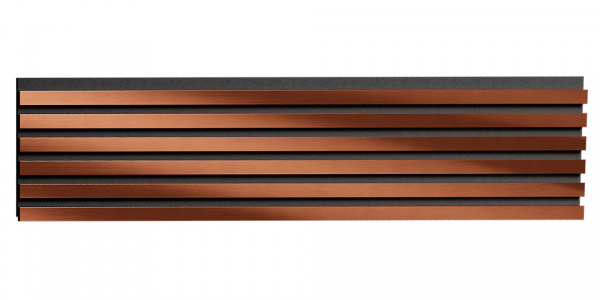 Комплект акустических панелей Cosca Decor Эмираты Красная медь, 3000x300x19мм