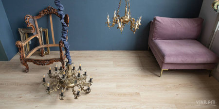 LVT Ламинат Vinilam Glue Luxury 2.5/43 4V 33555 Дуб Сарагоса 1227x232