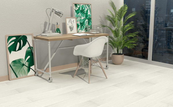 SPC ламинат Planker Classic Дуб Снежный 8003