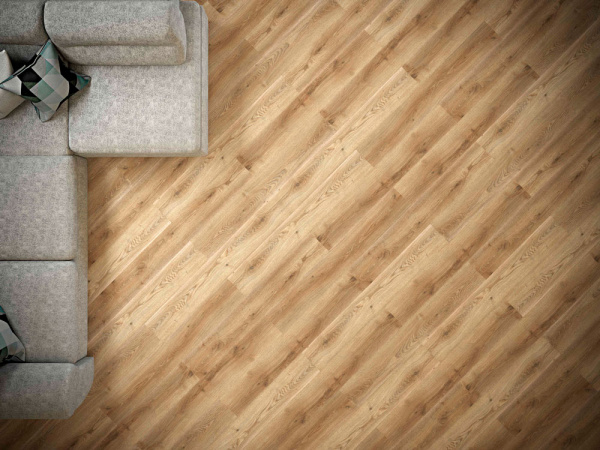 ПВХ плитка, кварц виниловый ламинат Fine Floor Light Дуб Мидфилд FF-1334