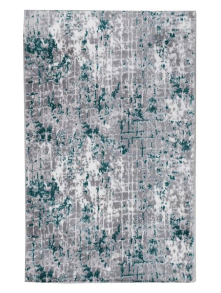 Ковер Plato Hali Parantez Class 9166 BORNOVA 3037 GREY&GREEN Прямоугольник 0.8x1.2