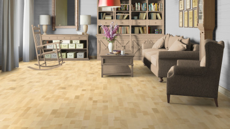 Паркетная доска Tarkett Salsa Ясень Белый шелк Браш