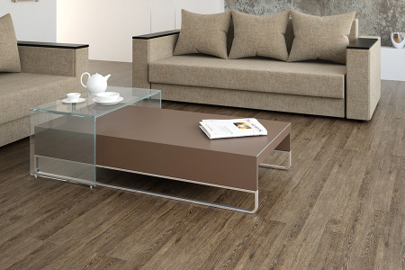 Пробковый пол Corkstyle Print Cork Wood Oak Brushed клеевой