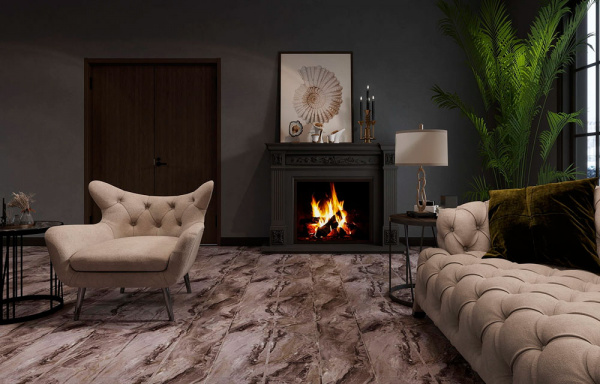 SPC ламинат Stone Floor MSPC 8 мм Перуанский мрамор DCD1-5 MР