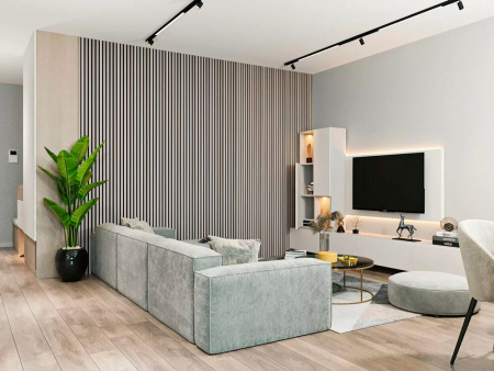 Акустическая панель Cosca Decor Сканди Дуб Дымчатый, 1200x600x19мм