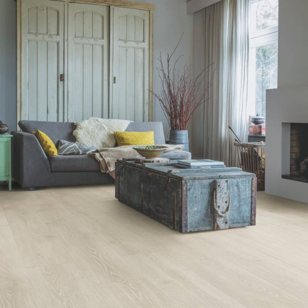 Ламинат Quick-Step Majestic 9.5/32 4V MJ3547 Дуб Лесной Массив Светло-Серый 2050x240
