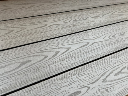 Террасная доска Ecodecking Техно 4000x145x20 Серый