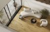 SPC Паркет Quartz Parquet Классик 7/43 4V 463 Дуб Медовый Раф 400-1220x152