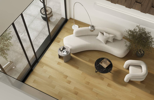 SPC Паркет Quartz Parquet Классик 7/43 4V 463 Дуб Медовый Раф 400-1220x152