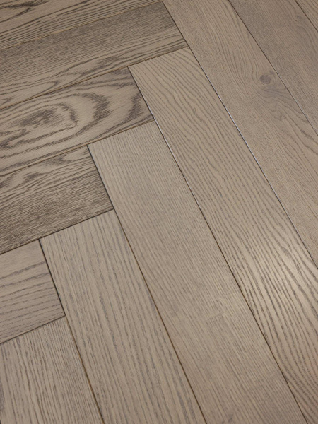 Инженерная доска AlixFloor Английская елка ALX1038HB 4V Дуб Коричнево-Серый 600x100x15