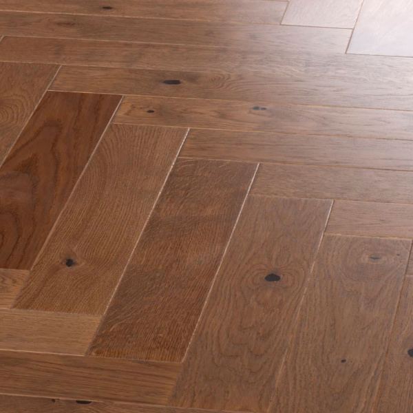 Инженерная доска Lab Arte Елка Английская Дуб Рустик Кайт лак 600х90х15